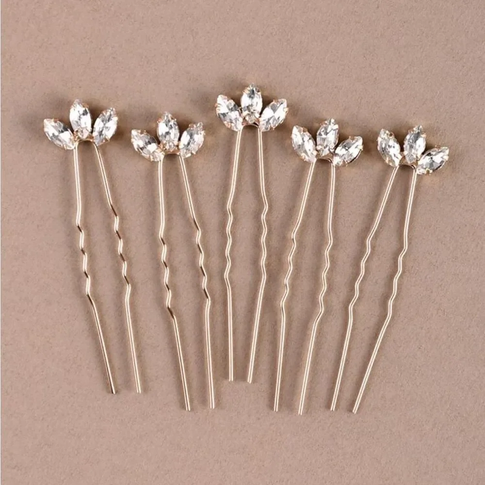 Diamond hair pin M1136